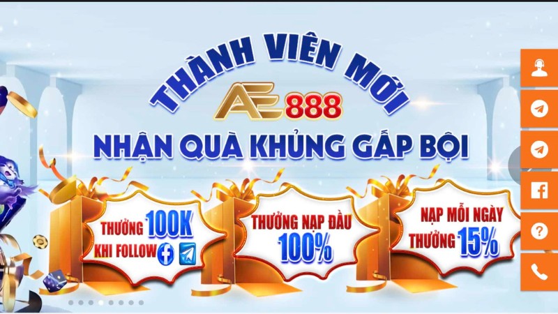 Khuyến mãi Ae888 vô cùng hấp dẫn